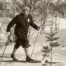 King Olav skiing during the Norwegian Championships at Røros,1961 (Photo: NTB, The Royal Court Photo Archives)